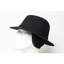 férfi gyapjú kalap, gyűrhető, füles