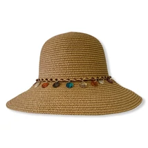 női papírszalma kalap