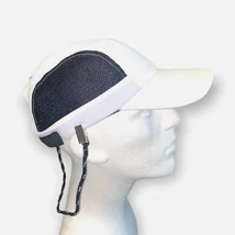 Férfi UV-szűrős vitorlázó sapka, necc betéttel, 5019, fehér színben