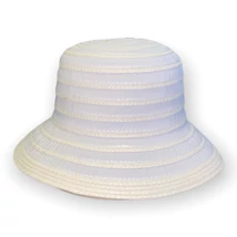 női szalma-vászon kalap, <b>több lehetőség</b>