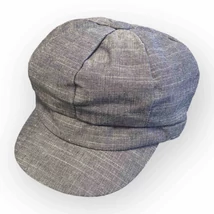 Női vászon sildes sapka, 3678963, kék színben