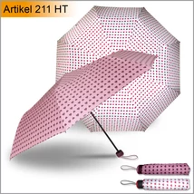 Női mini mechanikus esernyő szivecskés