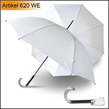 Női automata hosszú esernyő, fekete váz, HÓFEHÉR huzat, átmérő: 103 cm, összecsukva 88 cm, súlya: 422 g. Garancia: 12 hónap 