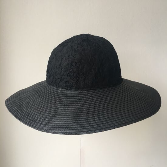 női szalma-csipke kalap, <b>több lehetőség</b>
