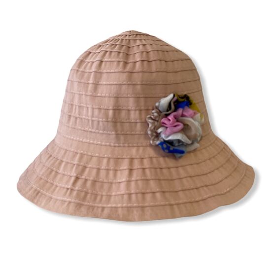 női vászon kalap, <b>több színben</b>